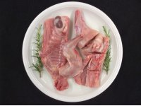 1/2 conill - marcant els talls de 0.400-0.440 kg.