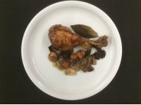 pollastre de pages a la cassola (cuixa)