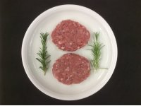 cabrit - hamburguesa de 150 g. 2u. per safata (0.300-0.320 kg.)