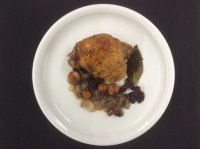 pollastre de pages a la cassola (contra cuixa