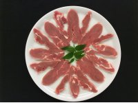 cabrit - bistecs sense os 13-17 unitats per safata de 0.200-0.250 kg.