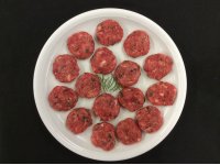 pucetes (100x100 vedella) i ceps de vedella morucha 16 unitats per safata 0.280-0.300 kg.